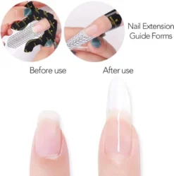 Born Pretty - Nagelsjablonen - 500 Stuks - Nagel Sjablonen - Nagel Stickers - Nail Forms - Nagel Sjablonen Verlenging - Nagelvormen - Nagel Sjablonen Stiletto - Nail Sjablonen - Nail Sjablonen Form - Nail Sjablonen Vorm - Nagelverlenging -Poeder and Foundation Winkel 1190x1200