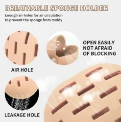 Siliconen Make Up Spons Houder/Fopspeen Bakje/Speen Ophangbare Bak/ Onbreekbare Milieuvriendelijke Make-up Hoes/make-up Spons Houder/ Make-up Tools/ Wasbare Make-up Spons Houder/ SiliconeMake Up Holder/ Ophangbare Make-up Houder /Make-up Tools Reizen -Poeder and Foundation Winkel 1193x1200 10