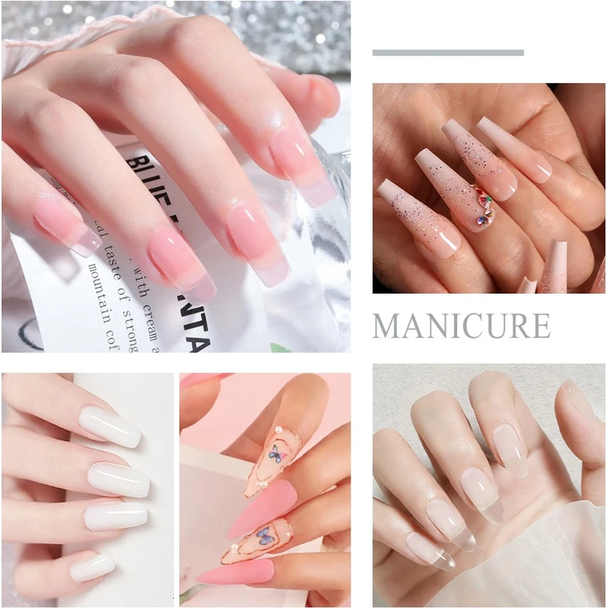 Professionele Acryl Nagels Starterpakket - Kunstnagels - Dipping Powder - Nail Art - Crystal Poeder - Gellak Starterspakket 5 Professionele Acryl Nagels Starterpakket - Kunstnagels - Dipping Powder - Nail Art - Crystal Poeder - Gellak Starterspakket - Afbeelding 5