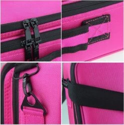 Cosmetica Koffer - Make-up Koffer Met Verstelbare Vakken - Visagie En Nagelstyliste Beauty Koffer - 35x25x11CM - Roze 23 Cosmetica Koffer - Make-up Koffer Met Verstelbare Vakken - Visagie En Nagelstyliste Beauty Koffer - 35x25x11CM - Roze -Poeder and Foundation Winkel 1197x1200 28