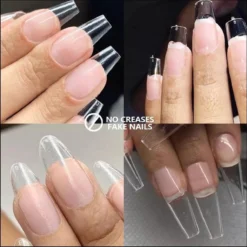 Gel Soft Flex Tips Lange Plaknagels - 100% Soak-off - Transparant -Poeder and Foundation Winkel 1198x1200 8