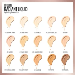 Maybelline Dream Radiant Liquid - 45 Light Honey - Foundation Geschikt Voor De Droge Huid Met Hyaluronzuur - 30 Ml -Poeder and Foundation Winkel 1199x1200 3