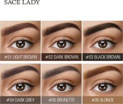 Sace Lady Tattoo Brow Peel-Off Gel - Brow Gel - Wenkbrauw Gel Mascara – Dark Brown #02 – Assortiment ‘Het Gemak’ -Poeder and Foundation Winkel 1200x1019