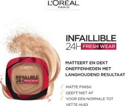 L’Oréal Paris Infaillible 24h Fresh Wear Powder Foundation - 20 Ivory -Poeder and Foundation Winkel 1200x1021