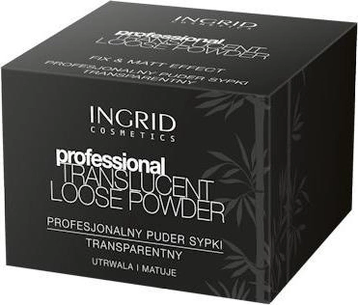 INGRID Cosmetics Bamboo Loose Powder 2 INGRID Cosmetics Bamboo Loose Powder - Afbeelding 2