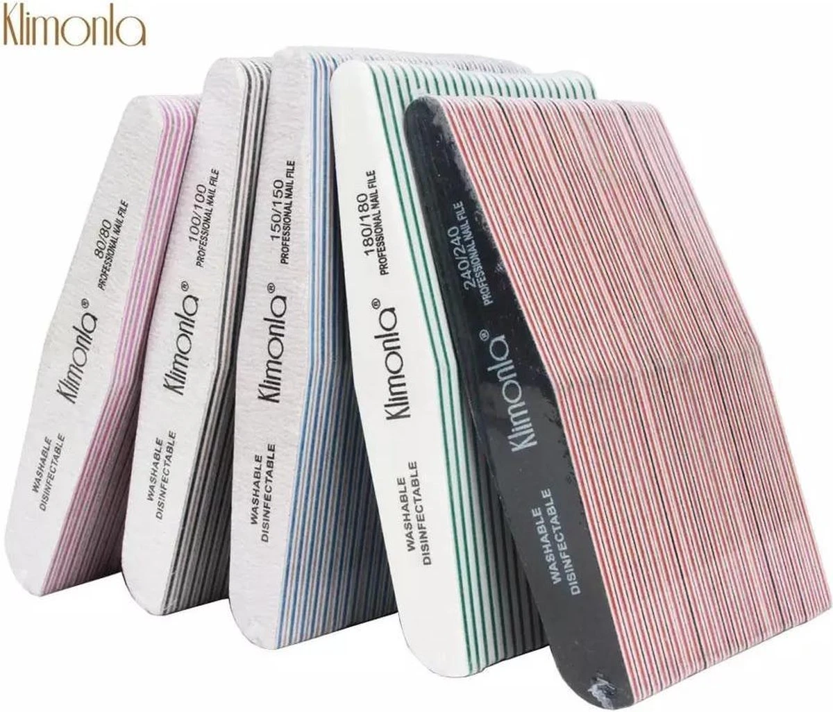 Klimonla Nagelvijl Set Van 5 Stuks 80/100/150/180/240 | Professionele Nagelvijl | High Qualit | Nagelverzorging 4 Klimonla Nagelvijl Set Van 5 Stuks 80/100/150/180/240 | Professionele Nagelvijl | High Qualit | Nagelverzorging - Afbeelding 4