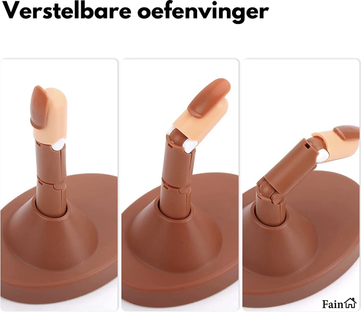 Oefenhand Voor Nagels – Nail Trainer Vinger – All-in-1 Set – Incl. 80 Kunstnagels – Nail Art – Nagel Set – Nail Trainer Hand 10 Oefenhand Voor Nagels – Nail Trainer Vinger – All-in-1 Set – Incl. 80 Kunstnagels – Nail Art – Nagel Set – Nail Trainer Hand - Afbeelding 10