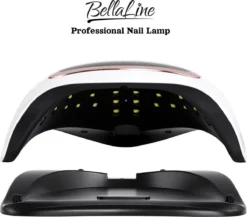 UV Nagel Lamp 168 Watt + 5 Gratis Vijlen - BellaLine - UV Led Nagellamp – Gel Nagel – Nagellak UV – Nageldroger – Salon – Sensor – Gellac - Acryl - Gelnagels – 42 Power Led – Professioneel – Krachtig – Manicure – Extra Lang Snoer - Pink - Pedicure -Poeder and Foundation Winkel 1200x1053