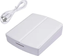 Merkloos Make-up Organizer Met Spiegel En LED Van METU-Online - Make Up Opberger - Make Up Spiegel Met Led Lamp - Makeup Opbergdoos - Make-up Spiegel Wit - Make Up Spiegel Met Verlichting En Usb - Make Up Koffer - Make Up Tafel - Make Up Organizer -Poeder and Foundation Winkel 1200x1058 3