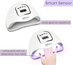 Merkloos Daniqqi - 80 Watt UV LED Lamp Nagels - 45 Leds Nagellamp - Wit -Poeder and Foundation Winkel 1200x1062