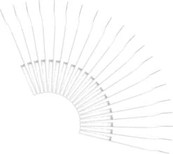 Clavier Micro Borstels Voor Wenkbrauw En Wimper Lifting Wit 20st.