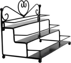 Confibel Nagellak Organizer - Nagellak Flesjes Houder - Essentiële Oliën Organizer - Rek Voor Flesjes - Wanddecoratie - Zwart -Poeder and Foundation Winkel 1200x1073 3