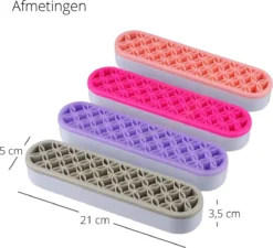 Make Up Organizer - Grijs - Make Up Holder - Kwasten Organizer - Make Up Houder - Nagellak/Lipstick Organizer - Lippenstift Houder - Siliconen -Poeder and Foundation Winkel 1200x1094 6