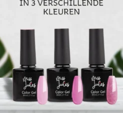 Miss Jules - Complete Gellak Starterspakket - Kleur 3 X Roze - Glanzend & Dekkend Resultaat - Inclusief UV/LED Lamp & Instructievideo (NL) 12 Miss Jules - Complete Gellak Starterspakket - Kleur 3 X Roze - Glanzend & Dekkend Resultaat - Inclusief UV/LED Lamp & Instructievideo (NL) -Poeder and Foundation Winkel 1200x1104