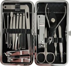 Medies - Luxe Manicureset 16 Delig Met Lederen Luxe Etui | Pedicure Set | Manicure Etui | Manicure Sets | Pedicure Sets | Nagelverzorging | Nagelknippers | Comedonlepels | Nagelvijl | Nagelriemknipper | Teennageltang | Nagelschaar | RVS 13 Medies - Luxe Manicureset 16 Delig Met Lederen Luxe Etui | Pedicure Set | Manicure Etui | Manicure Sets | Pedicure Sets | Nagelverzorging | Nagelknippers | Comedonlepels | Nagelvijl | Nagelriemknipper | Teennageltang | Nagelschaar | RVS -Poeder and Foundation Winkel 1200x1114