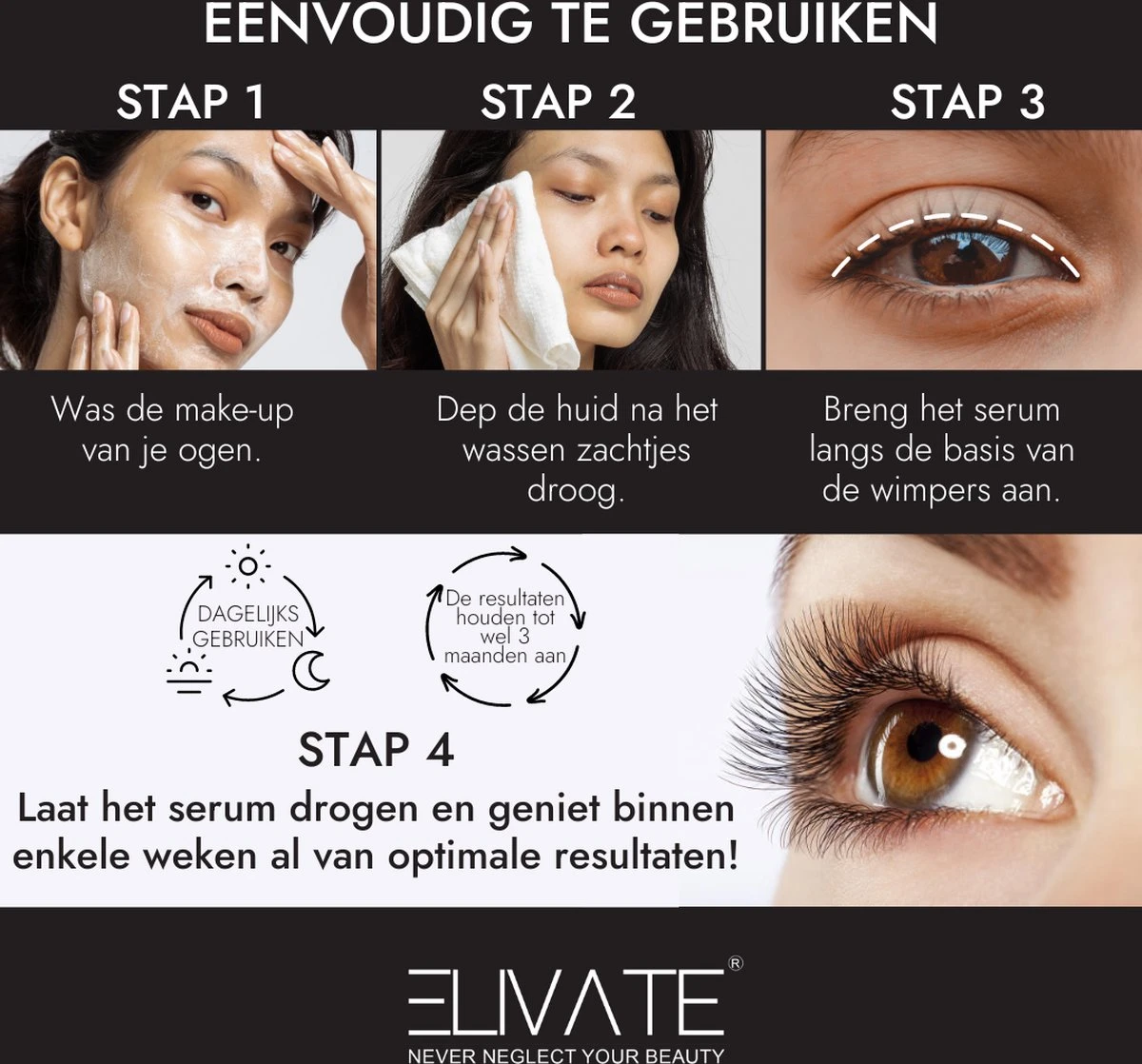 Elivate® Wimperserum 3ml 9 Elivate® Wimperserum 3ml - Afbeelding 9
