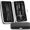Manicure / Pedicure Set (8 Stuks) Hoge Kwaliteit Nagel Schaar Pincet Nagel Knipper Verzorging Zwart