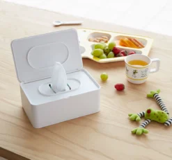 Yamazaki Bakje Voor Vochtige Doekjes - Wit - Met Deksel -Poeder and Foundation Winkel 1200x1123 3