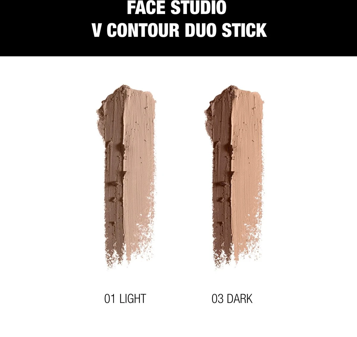 Maybelline Master Contour V-Shape Duo Stick - Light - Contouring 9 Maybelline Master Contour V-Shape Duo Stick - Light - Contouring - Afbeelding 9