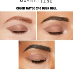 Maybelline Eye Studio Color Tattoo 24H Cream Oogschaduw - 240 Dusk Doll - Bruin 15 Maybelline Eye Studio Color Tattoo 24H Cream Oogschaduw - 240 Dusk Doll - Bruin -Poeder and Foundation Winkel 1200x1136 3