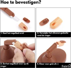 Oefenhand Voor Nagels – Nail Trainer Vinger – All-in-1 Set – Incl. 80 Kunstnagels – Nail Art – Nagel Set – Nail Trainer Hand 22 Oefenhand Voor Nagels – Nail Trainer Vinger – All-in-1 Set – Incl. 80 Kunstnagels – Nail Art – Nagel Set – Nail Trainer Hand -Poeder and Foundation Winkel 1200x1141 1