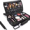 Cosmetica Koffer - Make-up Koffer Met Verstelbare Vakken - Visagie En Nagelstyliste Beauty Koffer - 37x27x13CM