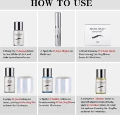 Brow Lift-Lamination – Nieuwe Behandeling Voor Mooier, Voller En Sprekende Wenkbrauwen. Krachtige Maar Natuurlijke Uitstraling. Meerdere Behandelingen. -Poeder and Foundation Winkel 1200x1149 3