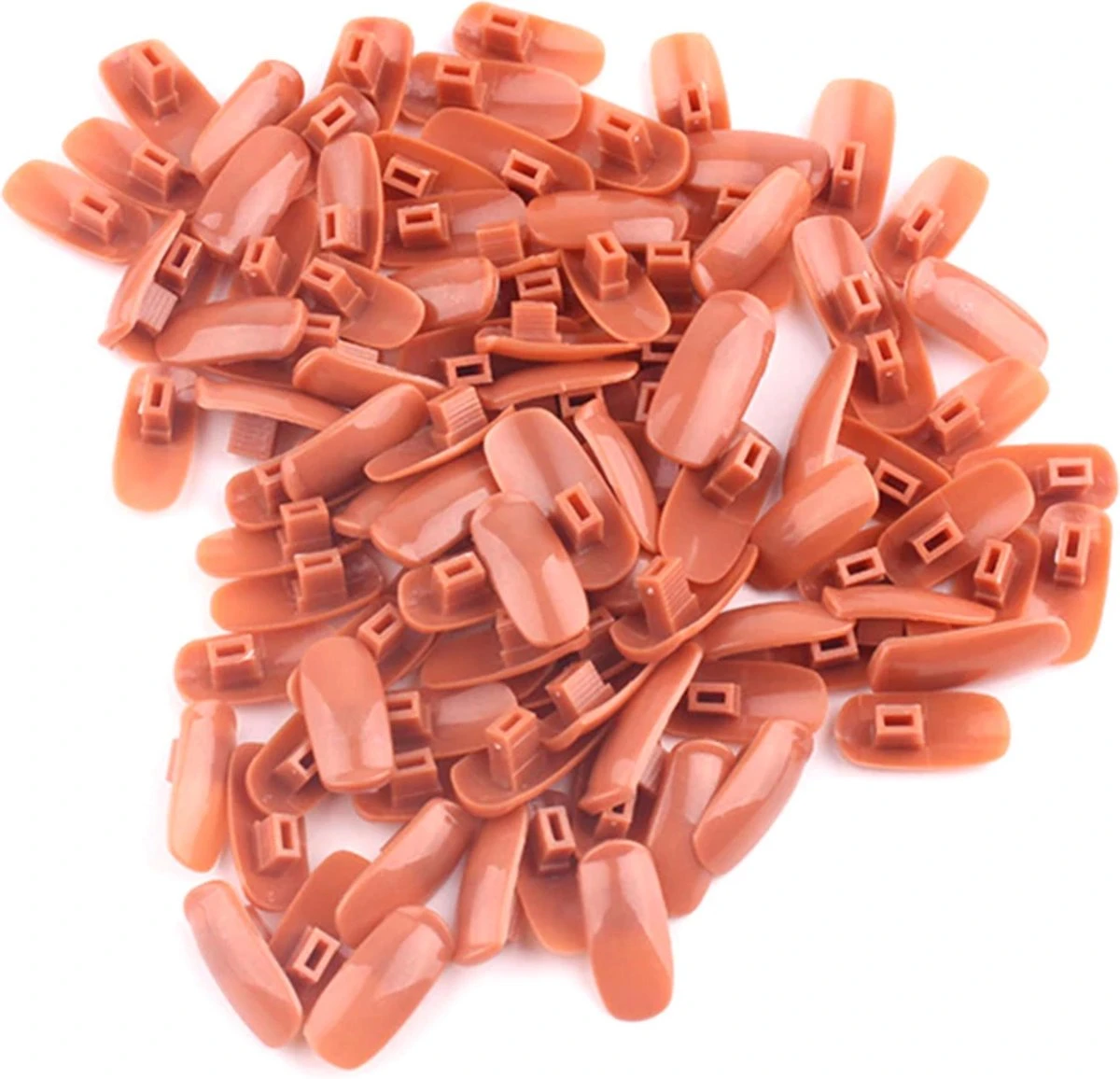 KELERINO. Refill Tips - Nailtrainer/ Oefenhand - 100 Stuks 1 KELERINO. Refill Tips - Nailtrainer/ Oefenhand - 100 Stuks