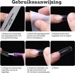 Nagel Tips Eldur - Kunstnagel Set 500 Stuks Transparant- Acryl En Gel - 500 Stuks - Gratis Verzending -Poeder and Foundation Winkel 1200x1159