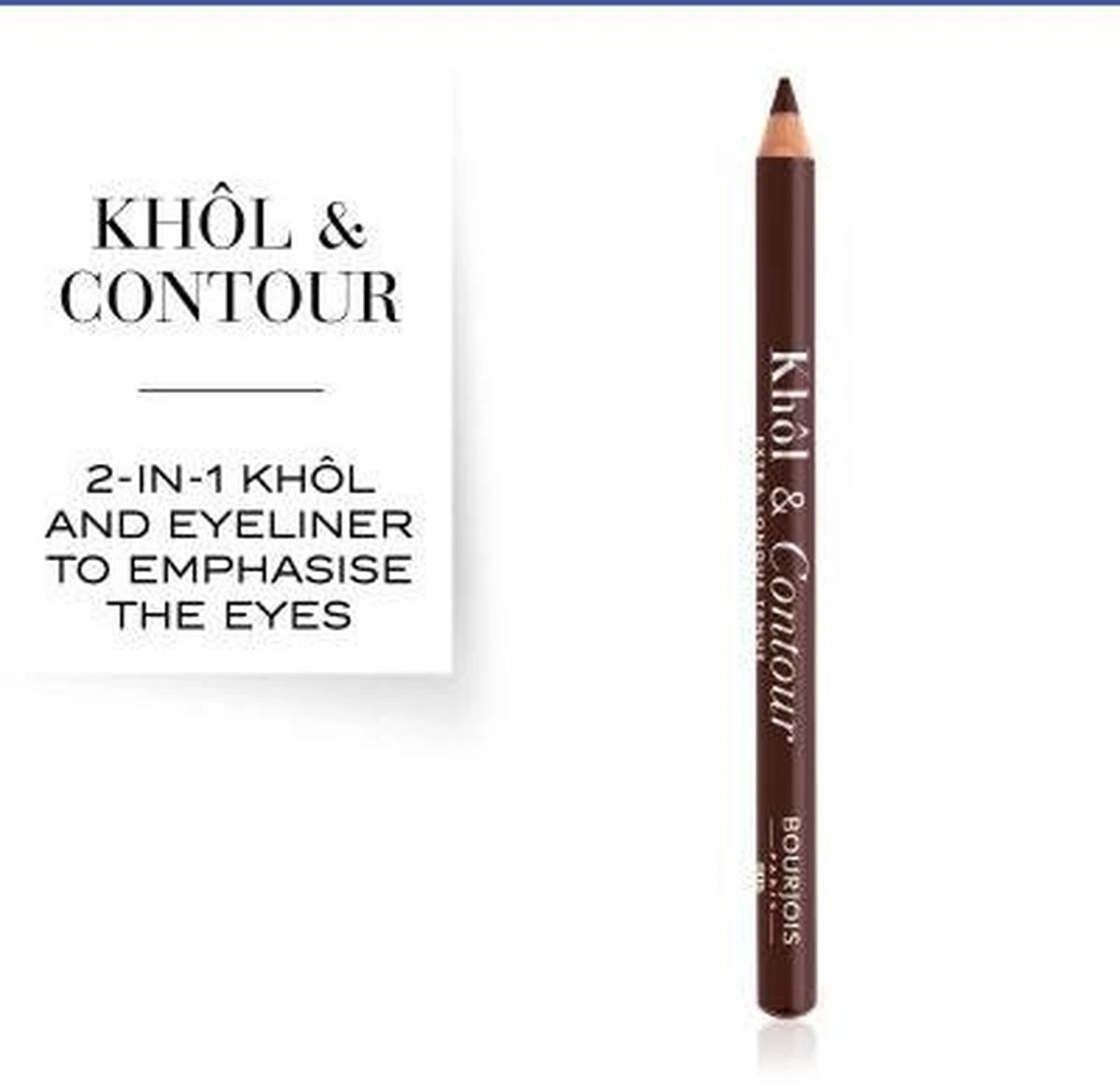 Bourjois Khol & Contour Extra Long Wear Oogpotlood - 005 Choco-Lacté 5 Bourjois Khol & Contour Extra Long Wear Oogpotlood - 005 Choco-Lacté - Afbeelding 5