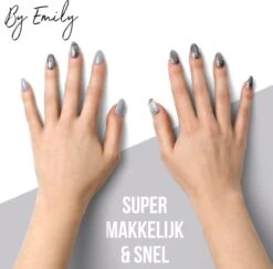 By Emily - Nagel Wrap - White Marble | 16 Stickers | Nail Wrap | Nail Art | Trendy | Design | Nagellakvrij | Eenvoudig | Nagel Wrap | Nagel Stickers | Folie | Zelfklevend | Sjablonen -Poeder and Foundation Winkel 1200x1180 10