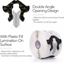 Born Pretty - Nagelsjablonen - 500 Stuks - Nagel Sjablonen - Nagel Stickers - Nail Forms - Nagel Sjablonen Verlenging - Nagelvormen - Nagel Sjablonen Stiletto - Nail Sjablonen - Nail Sjablonen Form - Nail Sjablonen Vorm - Nagelverlenging -Poeder and Foundation Winkel 1200x1181 6