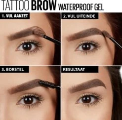 Maybelline Tattoo Brow Waterproof Wenkbrauwgel - 02 Soft Brown -Poeder and Foundation Winkel 1200x1182 13