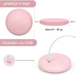 Led-verlichte Oplaadbare Compacte Make-up Spiegel Rond |1 X 2 X Vergroting | Make-upspiegel | Zakspiegel | Handspiegel | Reisspiegel | Dimbaar|als Cadeau | USB-lader | Rond | Zwart -Poeder and Foundation Winkel 1200x1183 7
