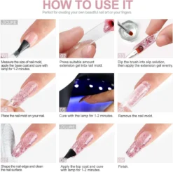 Polygel- 6 KLEUREN SET - 15 ML - Polygel Kit - Polygel Nagels - Polygel Kleuren -Poeder and Foundation Winkel 1200x1190