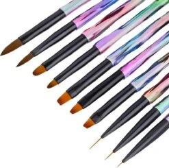 Elysee Beauty 10 Penselen Set Voor Nagel Gel - Nagel Kwasten - Nail Brush -Poeder and Foundation Winkel 1200x1192 4