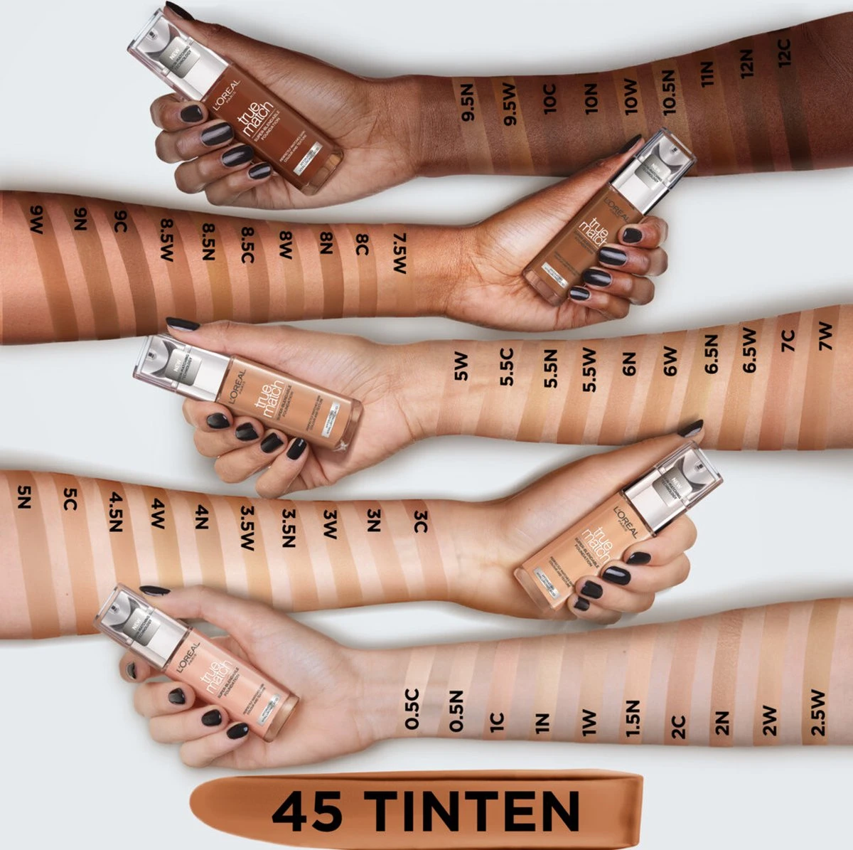 L’Oréal Paris - True Match Foundation - 7.5D/W - Natuurlijk Dekkende Foundation Met Hyaluronzuur En SPF 16 - 30 Ml 2 L’Oréal Paris - True Match Foundation - 7.5D/W - Natuurlijk Dekkende Foundation Met Hyaluronzuur En SPF 16 - 30 Ml - Afbeelding 2