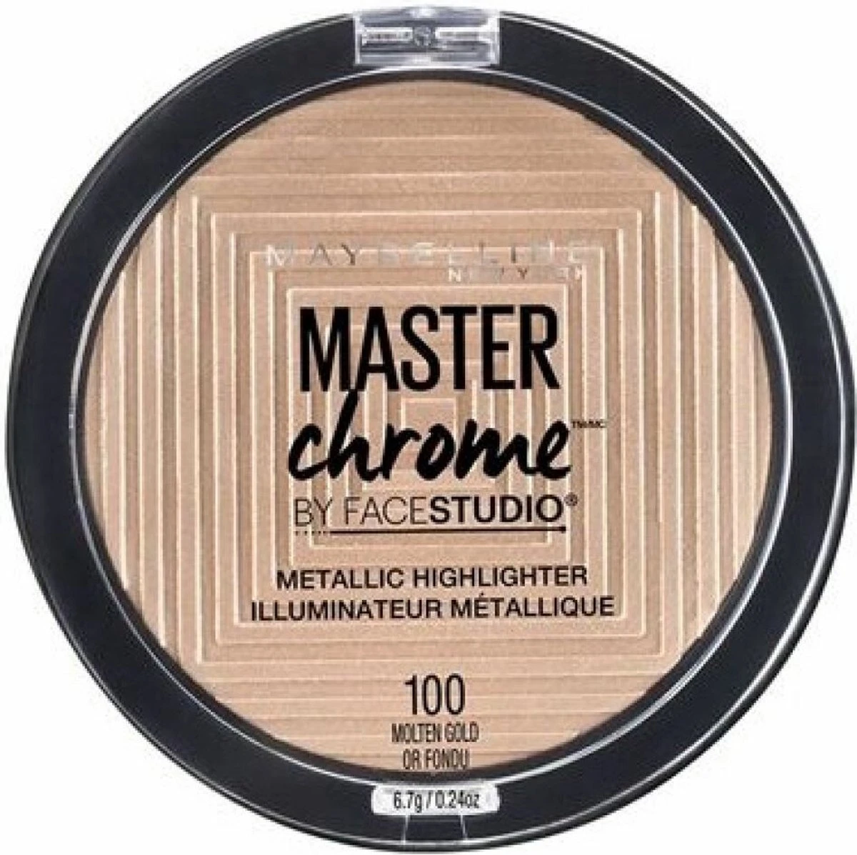 Maybelline Master Chrome Highlighter - 100 Molten Gold 1 Maybelline Master Chrome Highlighter - 100 Molten Gold