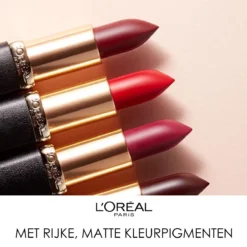 L'Oréal Paris Color Riche Matte Lippenstift - 344 Retro Red 18 L'Oréal Paris Color Riche Matte Lippenstift - 344 Retro Red -Poeder and Foundation Winkel 1200x1198 20