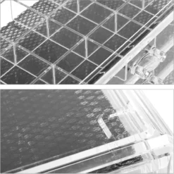 Relaxdays Make-up Organizer Acryl - 3 Lades Met Vakken Acrylbox - Cosmeticabox Opbergdoos - Doorzichtig -Poeder and Foundation Winkel 1200x1198 33