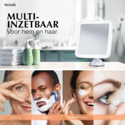 Melodii ML10X - Make Up Spiegel Met LED Verlichting - Scheerspiegel - 10x Vergroting - Met Tru-Daylight Verlichting - Voor Hem En Voor Haar 18 Melodii ML10X - Make Up Spiegel Met LED Verlichting - Scheerspiegel - 10x Vergroting - Met Tru-Daylight Verlichting - Voor Hem En Voor Haar -Poeder and Foundation Winkel 1200x1200 1004
