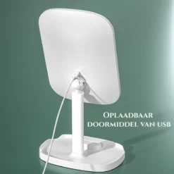 HighHome - Make Up Spiegel Met Led Verlichting - Inclusief 10x Spiegel - 3 Warmtes - 360 °C Draaibaar -Poeder and Foundation Winkel 1200x1200 1039