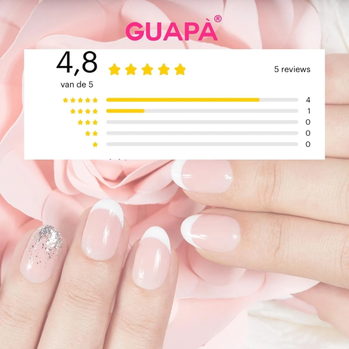 GUAPÀ® Acrylpoeder Pink | Acrylic Powder Roze | Acryl Nagels | Starterspakket | 25 Gr | Professionele Kwaliteit Acryl Poeder 2 GUAPÀ® Acrylpoeder Pink | Acrylic Powder Roze | Acryl Nagels | Starterspakket | 25 Gr | Professionele Kwaliteit Acryl Poeder - Afbeelding 2