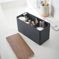 Yamazaki Opbergbox Make Up - Sanitair - Zwart -Poeder and Foundation Winkel 1200x1200 1133