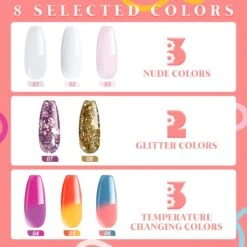 Merkloos Nepnagels - Polygel Set - 8 Kleuren - Nagels Set - Polygel Starter Set - Nagelverlenging Gel Kit - Voor Beginners - Voor DIY Salon Art Nagels -Poeder and Foundation Winkel 1200x1200 120