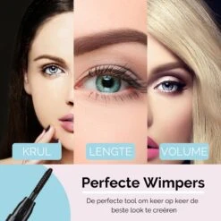 3-Delige Elektrische Wimperkruller Set – Incl. Wimperserum & Wimperborstel – Wimperlifting Set – Lash Lift – Lange, Gekrulde En Volle Wimpers – Eyelash Curler -Poeder and Foundation Winkel 1200x1200 1259