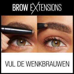 Maybelline Brow Extensions - 02 Soft Brown - Bruin Wenkbrauwpotlood - 10,5 Gr. -Poeder and Foundation Winkel 1200x1200 1354