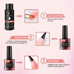 Merkloos Nepnagels - Polygel Set - Nagelverlengingsset - 8 Kleuren - Nagels Set - Temperatuurwisselgel - Lichtgevende Gel - Voor Beginners - Voor DIY Salon Art Nagels - Type A -Poeder and Foundation Winkel 1200x1200 137