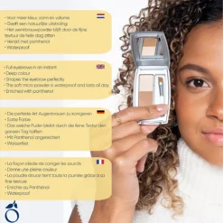 Herome Eye Care Wenkbrauw Poeder Middenbruin - Compact Brow Powder Medium Brown - Waterproof Verrijkt Met Panthenol - Volumineuze Wenkbrauwen -Poeder and Foundation Winkel 1200x1200 1405