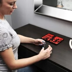 In Round Nagelset 16-delig Met Etui – Manicure Set – Pedicure Set - Staal – Zwart / Rood – Nagelsetje – Nagel Knipper – Nagelknipper – Manicureset – Nagelschaar – Pedicureset – Nagelverzorging – Nageltang – Nail Clipper -Poeder and Foundation Winkel 1200x1200 200